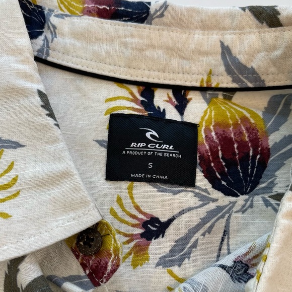 Rip Curl SWC Banksia Short Sleeve Woven Shirt NWT Mens Size Small - Picture 7 of 11